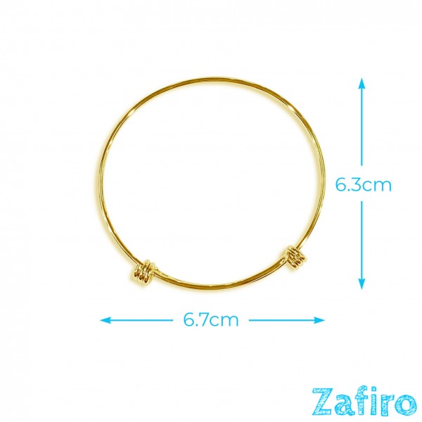 Pulsera de acero inoxidable dorado