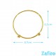 Pulsera de acero inoxidable dorado